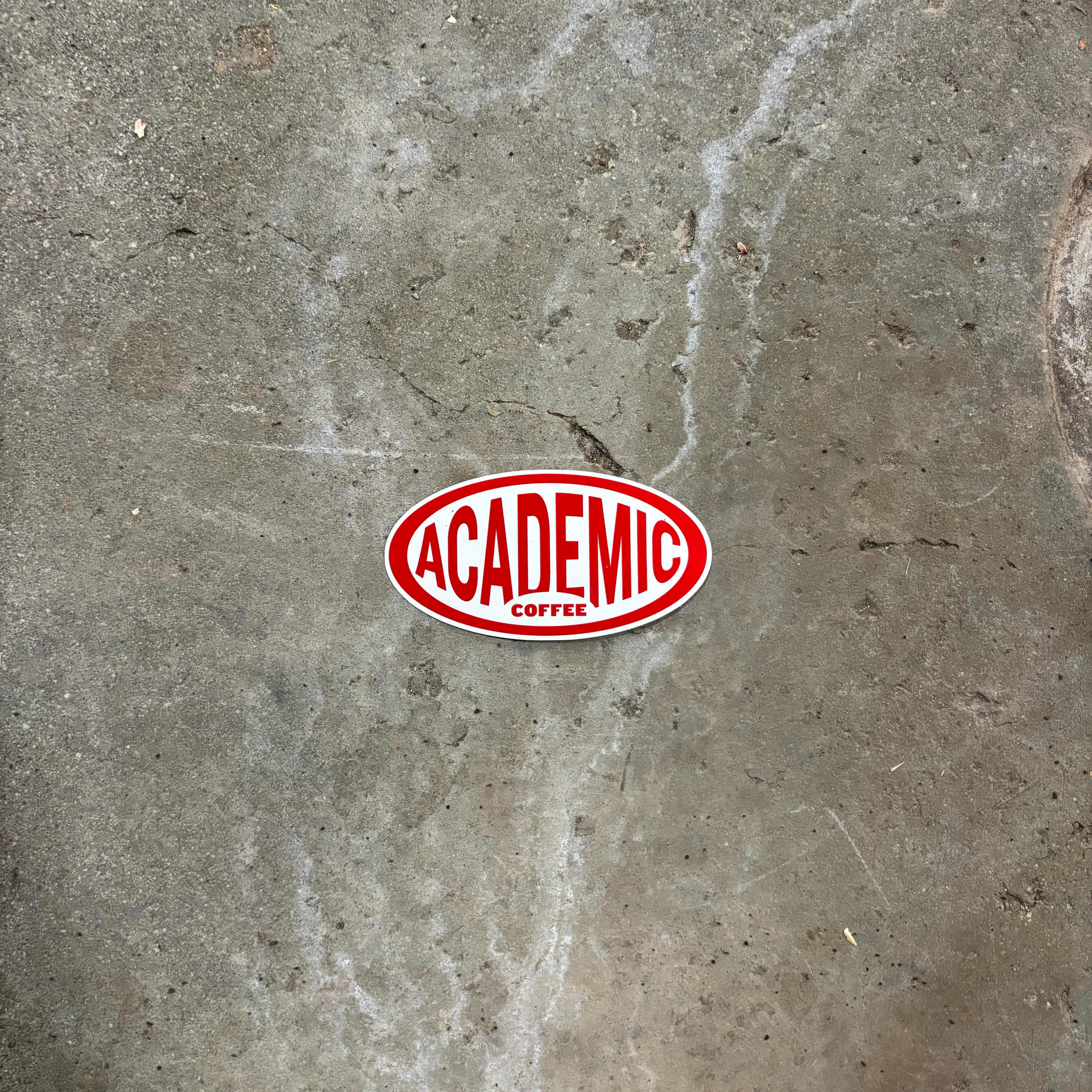 Academic Oval Sticker
